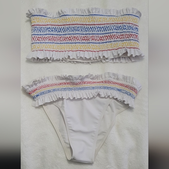 Shein Bandeau Top 2 Piece Bikini Set - Picture 3 of 11